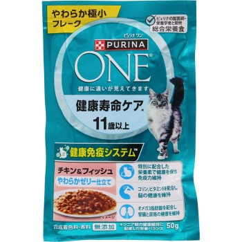 퓨리나 원 파우치 11세 치킨 피쉬 젤리 50g 네슬레 재팬