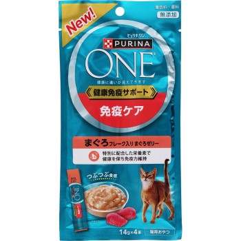 퓨리나 원 간식 면역 케어 참치 젤리 56g 네슬레 재팬