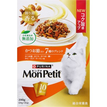 몽프티 박스 가다랑어포 7종 블렌드 200g 네슬레 재팬