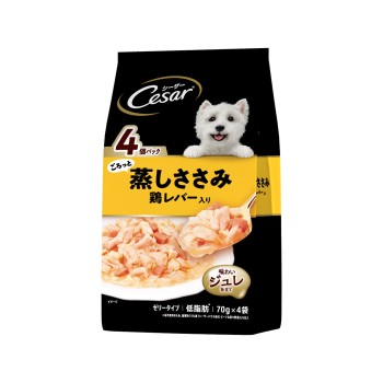 시저 찐닭가슴살 닭간 70g×4 마스재팬리미티드