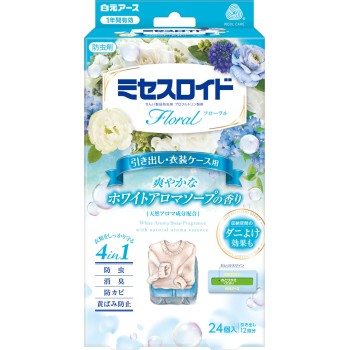 미세스로이드 플로럴 서랍용 화이트아로마소 24개 시라모토어스