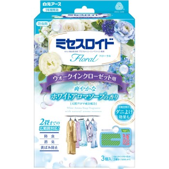 미세스로이드 플로럴 워크인클로젯용 W 3개 하쿠겐어스