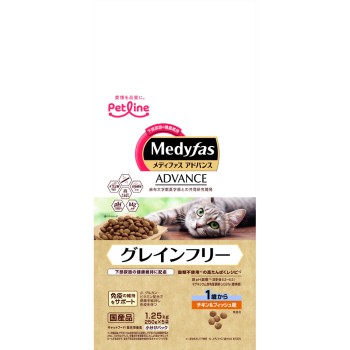 메디파스 어드밴스 그레인프리 1세부터 치킨&피쉬맛 1.25kg 펫라인