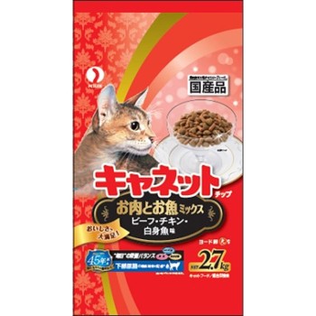 캬넷 칩 고기와 생선 믹스 2.7kg 펫라인