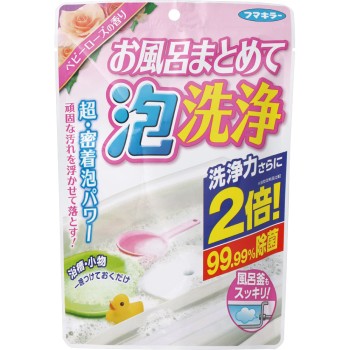 욕실 한꺼번에 거품 세정 베이비로즈향 230ml 후마키라