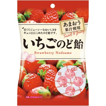 딸기 목캔디 70g 파인