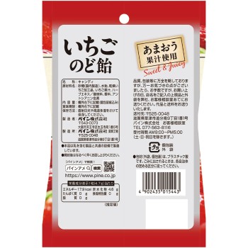 딸기 목캔디 70g 파인