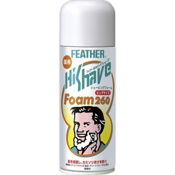 약용하이 쉐이브 폼 260g 페더 안전면도