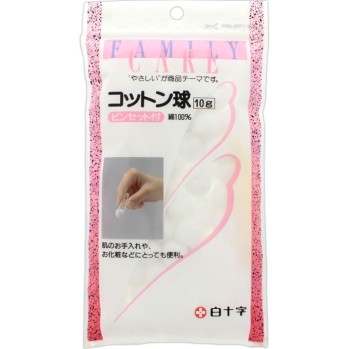 FC 코튼 볼 10g 백십자