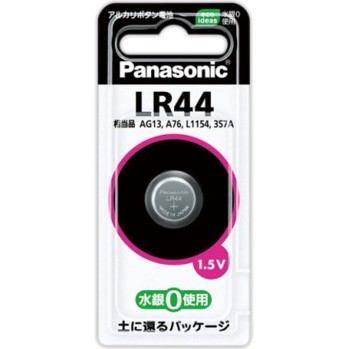 알카리 버튼전지 LR44P 파나소닉