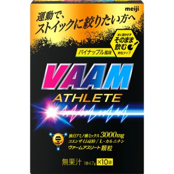 VAAM 아슬리트 과립 파인애플 풍미 4.7g×10 메이지(구 메이지유업)