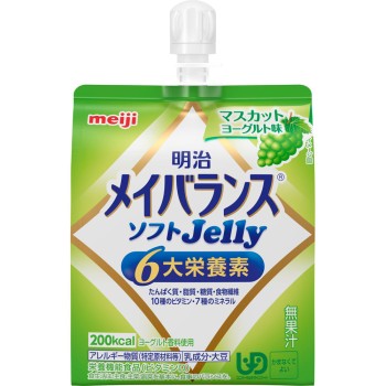 메이지 메이밸런스 소프트 젤리 머스캣 요구르트 맛 125ml 메이지