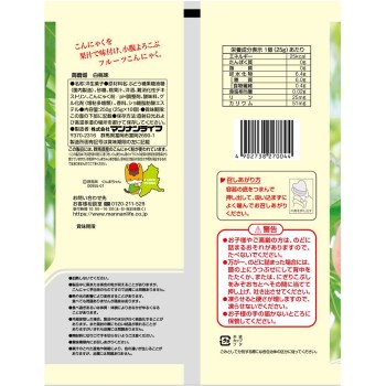 곤약밭 백도맛 25g×10 만난라이프