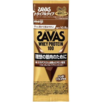 자바스 훼이프로틴100 리치 쇼콜라 트라이얼 타입 10.5g 메이지(구 메이지유업)