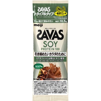 자바스 소이프로테인100 코코아맛 트라이얼타입 10.5g 메이지(구 메이지제과)