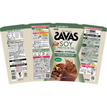 자바스 소이프로테인100 코코아 11식분 224g 메이지