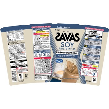 자바스 소이프로테인100 밀크티풍미 11식분 224g 메이지