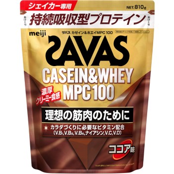 자바스 카제인&훼이 MPC100 코코아맛 대봉지 810g 메이지(구 메이지제과)