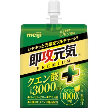 즉공원기젤리 구연산+ 생생함과 산미의 레몬풍미 180g 메이지