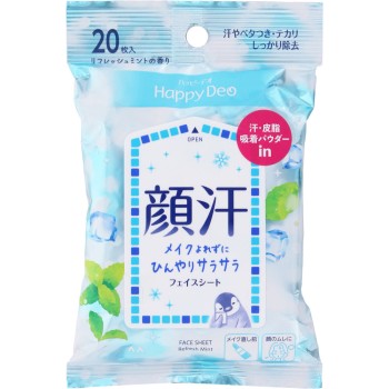해피데오 페이스시트 리프레쉬민트 20매 맨덤