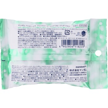 해피데오 페이스시트 클리어후루티 20매 맨덤