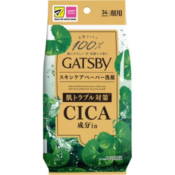 개츠비 페이셜 페이퍼 피부 트러블대책 대용량 34매 만담