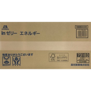 in 젤리 에너지 케이스 180g×6P×6 모리나가제과