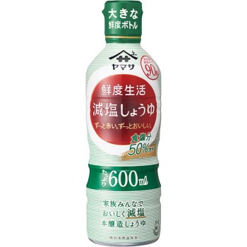 야마사 신선 생활 감염 간장 600mL