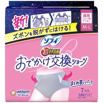 소피 외출 교체 쇼츠 ML 7매 유니참