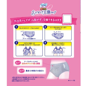 소피 외출 교체 쇼츠 ML 7매 유니참