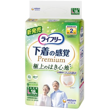 라이프리 속옷 감각 프리미엄 2회 L 18매