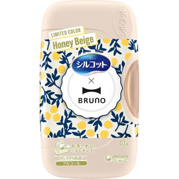 실코트 99.99% 제균 알코올 타입 본체 BRUNO 디자인 허니 베이지 40매 유니참