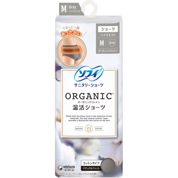 소피 오가닉코튼 온활 숏츠 M 그레이 1매 유니참