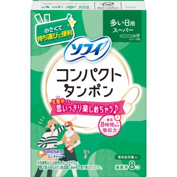 소피 컴팩트 탐폰 슈퍼 8P 유니참