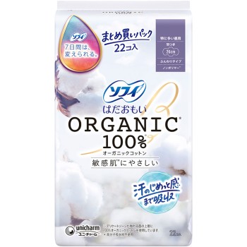 소피 하다오모이 오가닉 코튼 특히 많은 낮용 260 22매 유니참