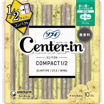 센터인컴팩트 폭신폭신 보통날용 10매 유니참