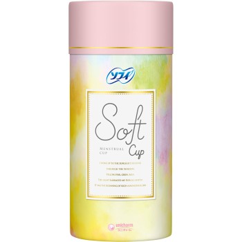 소피 소프트 컵 (파우치 포함) 생리용 경혈컵 1개 유니참