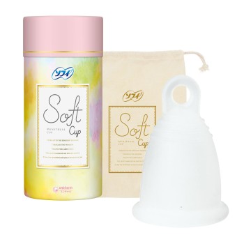 소피 소프트 컵 (파우치 포함) 생리용 경혈컵 1개 유니참