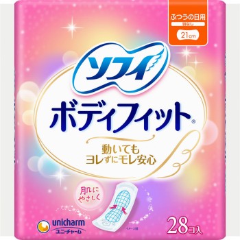 소피 바디핏 날개 없음 28매 유니참