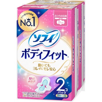 소피 바디 핏 날개 포함 20매×2 유니참