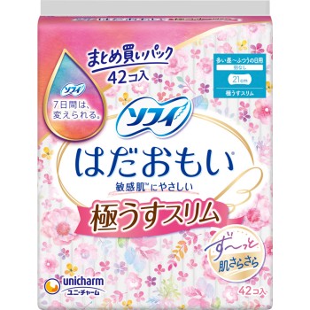 소피 하다오모이 극박 슬림 210 날개없음 42매 유니참