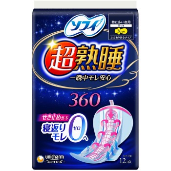 소피 초숙면 가드 360 12매 유니참