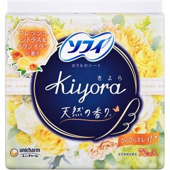 소피 Kiyora 플로럴&시트러스 72매 유니참