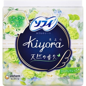 소피 Kiyora 그린 프레쉬 72매 유니참