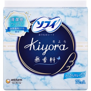 소피 Kiyora 무향 72매 유니참