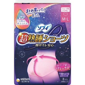 소피 초숙수 쇼츠 ML 8매 유니참