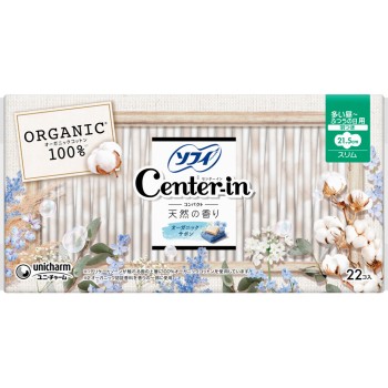 센터인 컴팩트 오가닉 사봉 많은 낮용 22매 유니참