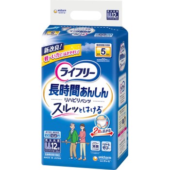 라이프리 재활 팬츠 LL 12매 유니참