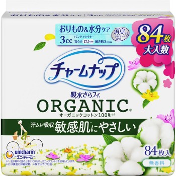 참나푸 흡수 사라피 오가닉 코튼 84매 유니참