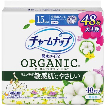 참나프 흡수 상쾌 오가닉 코튼 소량용 48매 유니참
